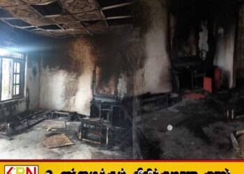 மட்டக்களப்பில் பிரதேச சபை உறுப்பினரின் வீட்டிற்கு தீவைத்த விஷமிகள்