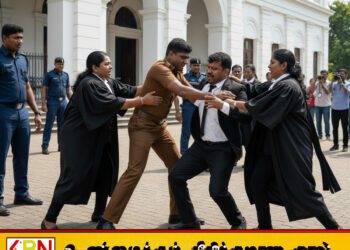 நீதிமன்ற வளாகத்திற்குள் பொலிசால் தாக்கப்பட்ட சட்டத்தரணி; சட்டத்தரணிகள் சங்கம் அறிக்கை