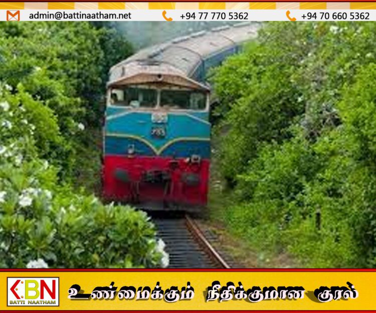 இஹல கோட்டே அருகே ரயில் தடம்புரண்டதால் மலையக ரயில் சேவைகள் தொடர்ந்து பாதிப்பு