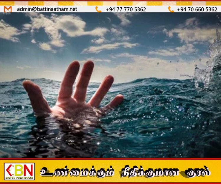 ஏத்துக்கல கடற்கரையில் கடலில் அடித்து செல்லப்பட்ட பெண்ணை பொலிஸார் உயிருடன் மீட்பு