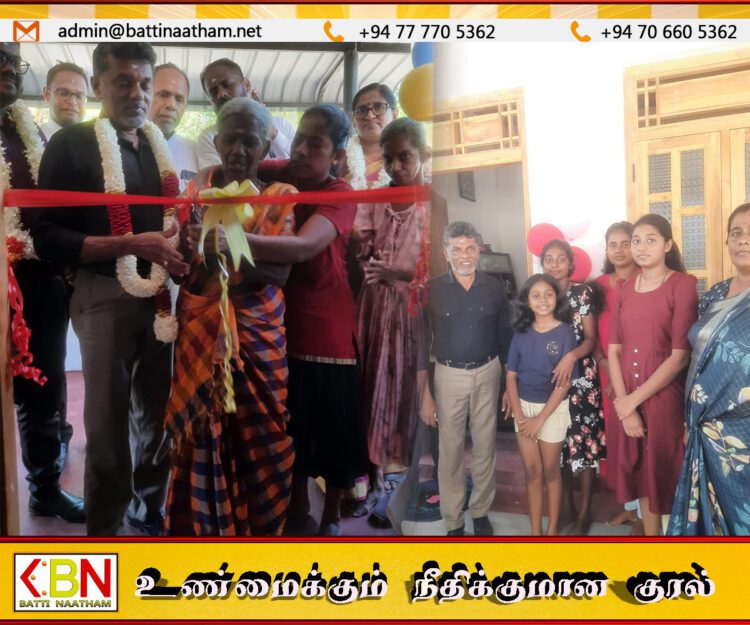 தேசிய வீடமைப்பு அபிவிருத்தி அதிகாரசபையின் வீட்டுத்திட்ட வீடுகள் பயனாளிகளிடம் கையளிப்பு
