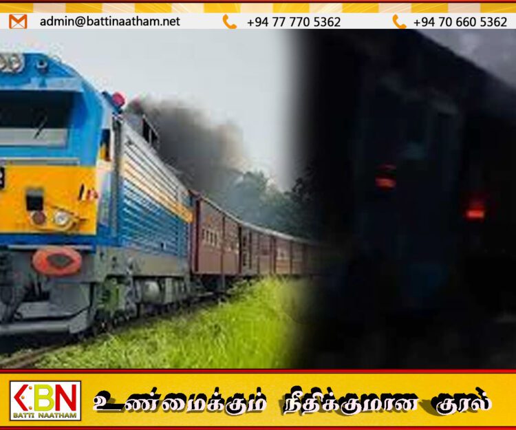 அனுராதபுரம் – பெலியட்டை ரஜரட்ட ரயிலில் ஏற்பட்ட தீ விபத்து