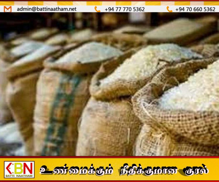 தரம் குறைந்த அரிசியை விற்பனை செய்த வியாபார நிலையங்களுக்கு சீல்