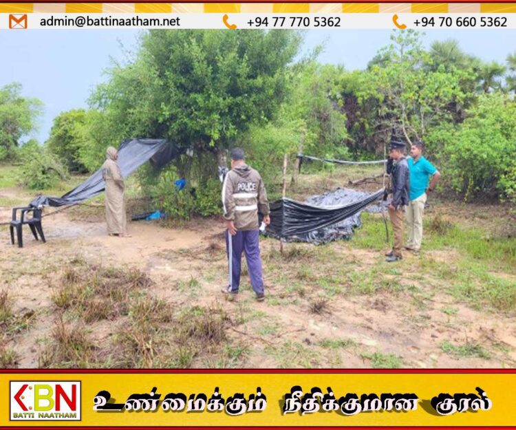 கிளிநொச்சியில் வெட்டிக் கொல்லப்பட்ட நிலையில் ஆண் ஒருவரின் சடலம் மீட்பு