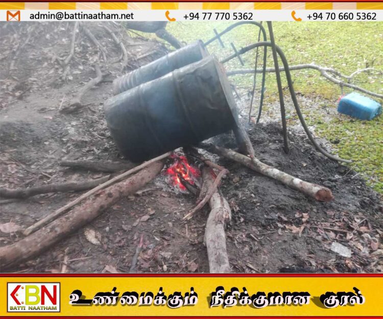 மட்டக்களப்பின் பல பகுதிகளில் கசிப்பு உற்பத்தி செய்யும் நிலையங்கள் சுற்றிவளைப்பு