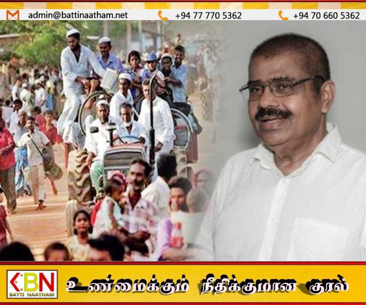 “விடுதலைப்புலிகள் முஸ்லிம் மக்களின் தங்க நகைகளை எடுப்பதற்காகே வெளியேற்றினர்”; காத்தான்குடியில் “கறுப்பு அக்டோபர்”