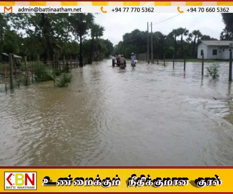 அடுத்த 48 மணித்தியாலங்களில் சிறிய வெள்ளப்பெருக்கு ஏற்படும் அபாயம்