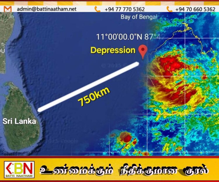 வங்காள விரிகுடாவில் உருவாகவிருக்கும் சூறாவளியினால் இலங்கைக்கு நேரடியான பாதிப்பா?; முழுவிளக்கம்!