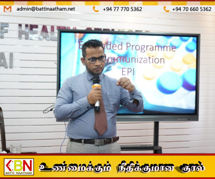 தடுப்பூசி பற்றிய சந்தேகங்களை நீக்கி;  கல்முனையில் விழிப்புணர்வு நடவடிக்கை