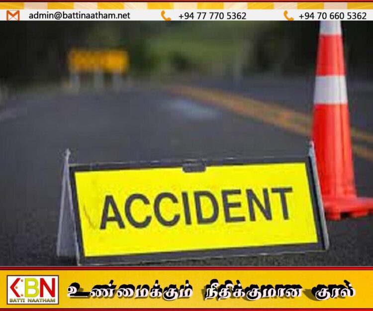 சந்திவெளி வாகன விபத்தில் கிரானை சேர்ந்தவர் உயிரிழப்பு