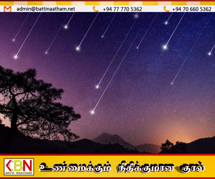 இன்றிரவு நிகழும் “ஓரியோனிட்ஸ்” விண்கல் மழை; அதிகாலை 3 முதல் 5 மணி வரை காணலாம்