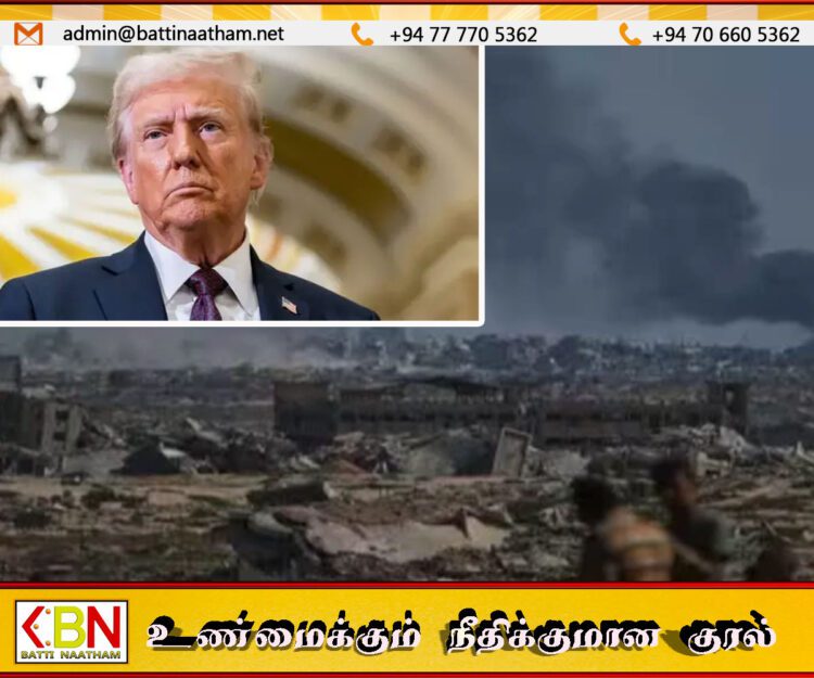 இஸ்ரேல்–ஹமாஸ் அமைதி ஒப்பந்தம் ட்ரம்ப் வெளியிட்ட அறிவிப்பு