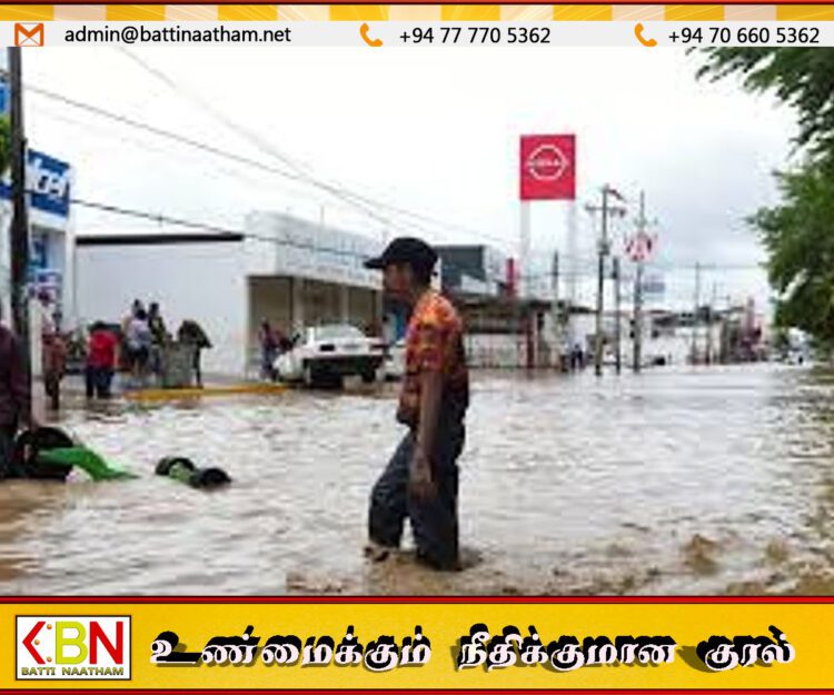 மெக்சிகோவில் வெள்ளம் மற்றும் மண்சரிவில் பலியானோர் எண்ணிக்கை 76 ஆக உயர்வு