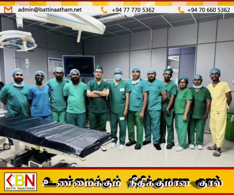 இலங்கையில் முதல் முறையாக காது கேளாதோருக்கான “என்டொஸ்கொபி யுஸ்ட்ச்ஷியன் டியுப் சத்திரசிகிச்சை” வெற்றிகரமாக நிறைவேற்றம்
