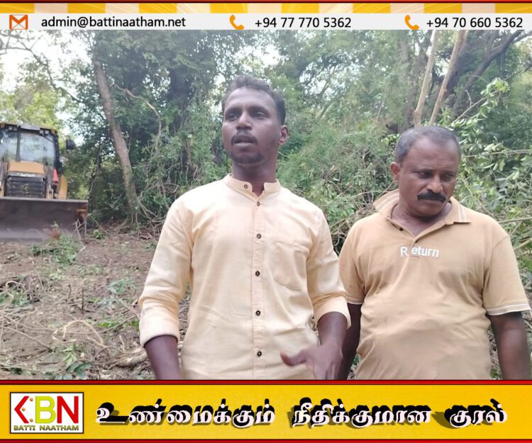 வாழைச்சேனை குடும்பிமலை ஆலய பாதை பற்றைக்காடுகள் அகற்றும் பணி முன்னெடுப்பு