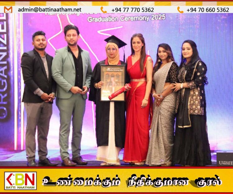 இலங்கையில் தென்னிந்திய நடிகை சிம்ரனின் தலைமையில் பட்டமளிப்பு விழா