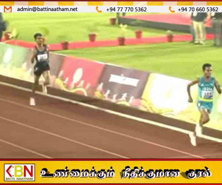 தெற்காசிய மெய்வல்லுநர் சம்பியன்ஷிப் போட்டியில் இலங்கையைச் சேர்ந்த விக்னராஜ் வக்‌ஷனுக்கு வெள்ளிப் பதக்கம்