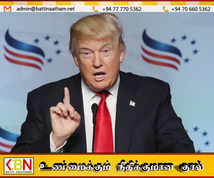 ஒப்பந்தத்தை மீறினால் இரண்டே நிமிடங்களில் அழித்து விடுவோம்; ட்ரம்ப் எச்சரிக்கை