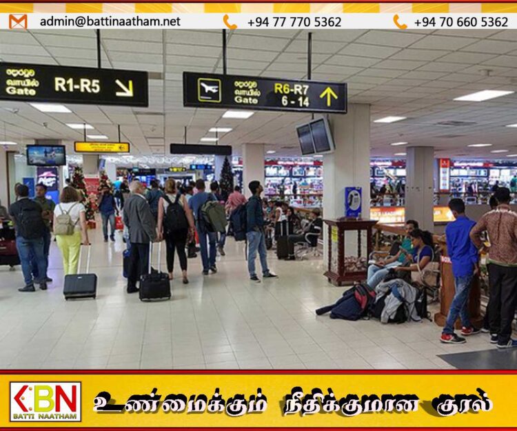 கட்டுநாயக்க சர்வதேச விமான நிலையத்திற்கு வரும் பயணிகளுக்கான புதிய நடைமுறை