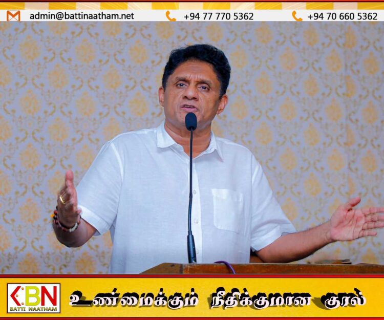 பௌத்த சாசனத்துக்குத் தனியான அமைச்சரவை அந்தஸ்துள்ள அமைச்சு பதவி கோரும் சஜித்