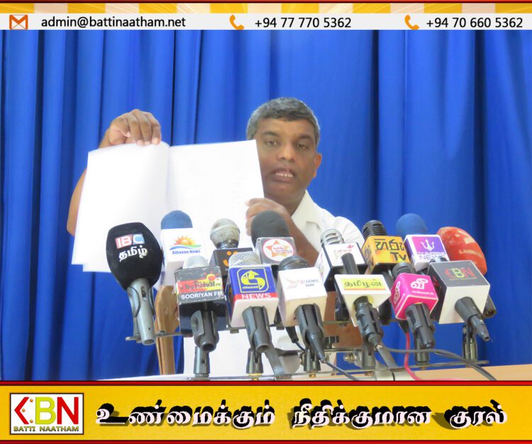 சாணக்கியனுக்கு அன்ரனிசில் ராஜ்குமார் பகிரங்க சவால்