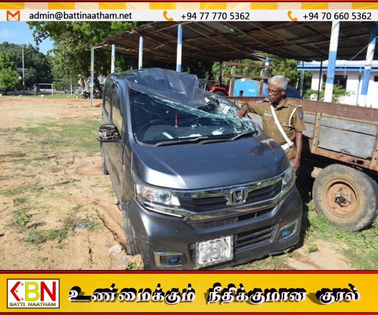 கிரான் பிரதான வீதியில் வாகன விபத்து