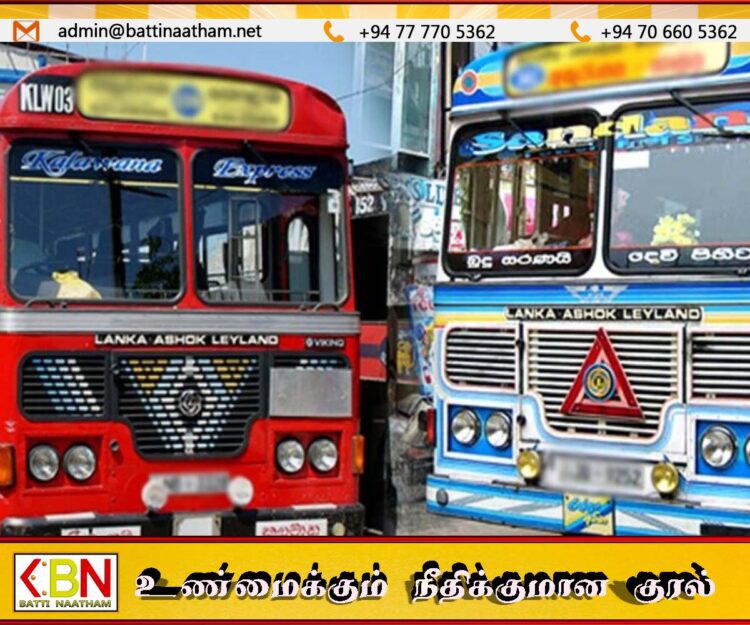 பஸ் கட்டணங்களில் திருத்தம் மேற்கொள்ளப்படாது