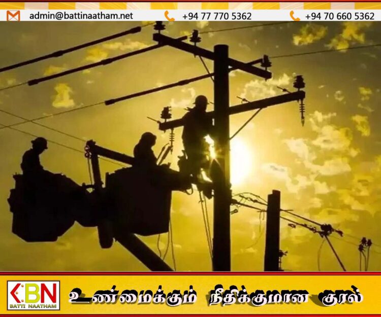 வட மாகாணத்தில் 13 மணிநேர மின்தடை