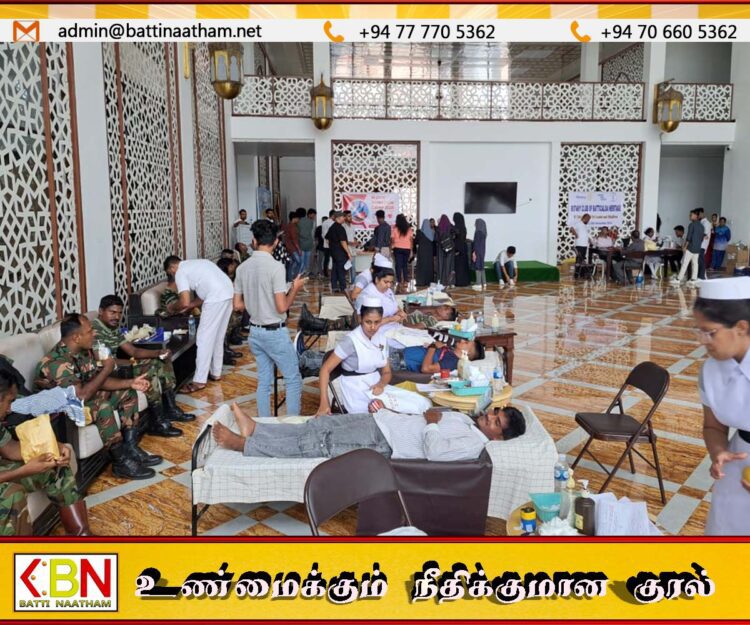 சர்வதேச அறிவியல் மற்றும் தொழில்நுட்ப பல்கலைக்கழகத்தின் ஏற்பாட்டில் இரத்ததான முகாம்