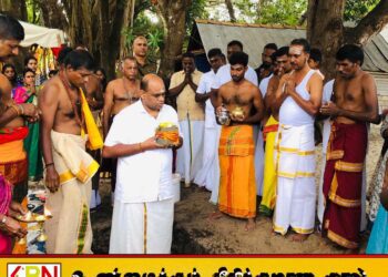 செங்கலடி ஐயங்கேணி வடபத்திரகாளி அம்மன் ஆலயத்திற்கான அடிக்கல் நடும் நிகழ்வு