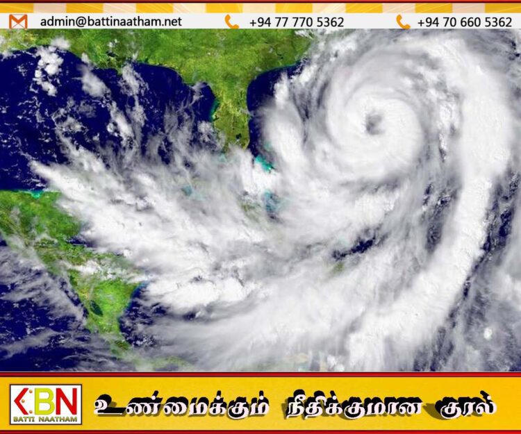 சூறாவளி தீவிர புயலாக வலுவடைந்தது