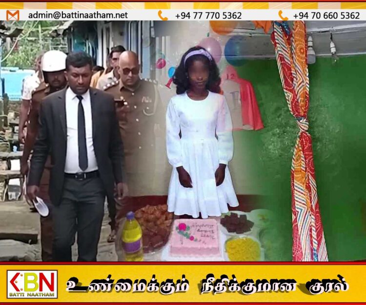 தொட்டிலில் தொங்கிய நிலையில் 13 வயது சிறுமியின் சடலம் மீட்பு