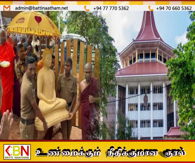 சர்ச்சைக்குரிய திருகோணமலை விகாரை;  விஹாராபதி ரிட் மனு தாக்கல்