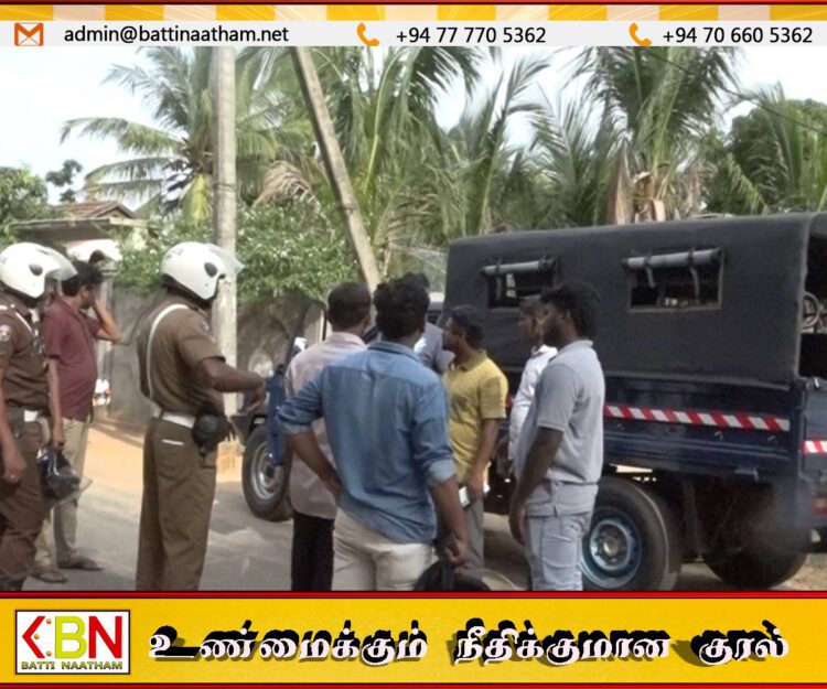 மட்டக்களப்பு சந்திவெளியில் சட்டவிரோத கசிப்பு உற்பத்திக்கு எதிராக பொலிஸார் மற்றும் பொதுமக்கள் இணைந்த நடவடிக்கை