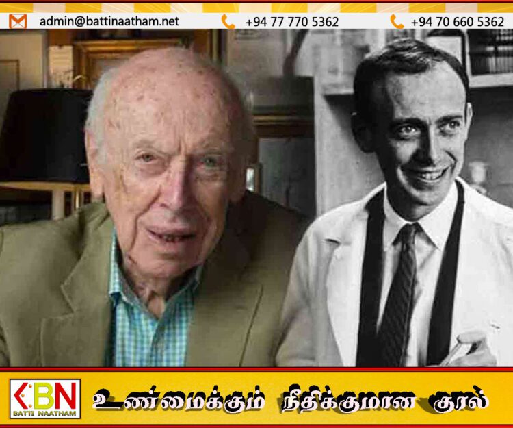 DNA கட்டமைப்பைக் கண்டறிந்த நோபல் பரிசு பெற்ற விஞ்ஞானி ஜேம்ஸ் வொட்சன் காலமானார்
