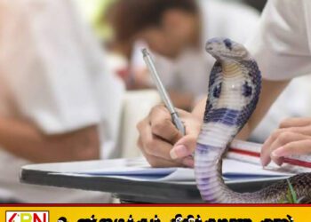 பாம்பு தீண்டிய நிலையிலும் உயர்தரப் பரீட்சை எழுதிய மாணவன்!