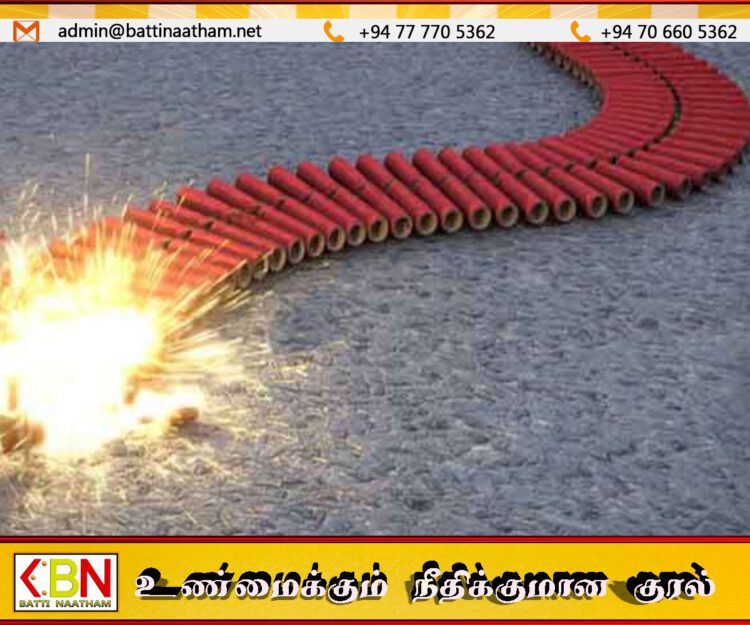 யாழில் மரணச்சடங்கின் இறுதி ஊர்வலத்தின் போது பட்டாசு வெடிப்பதற்கு தடை