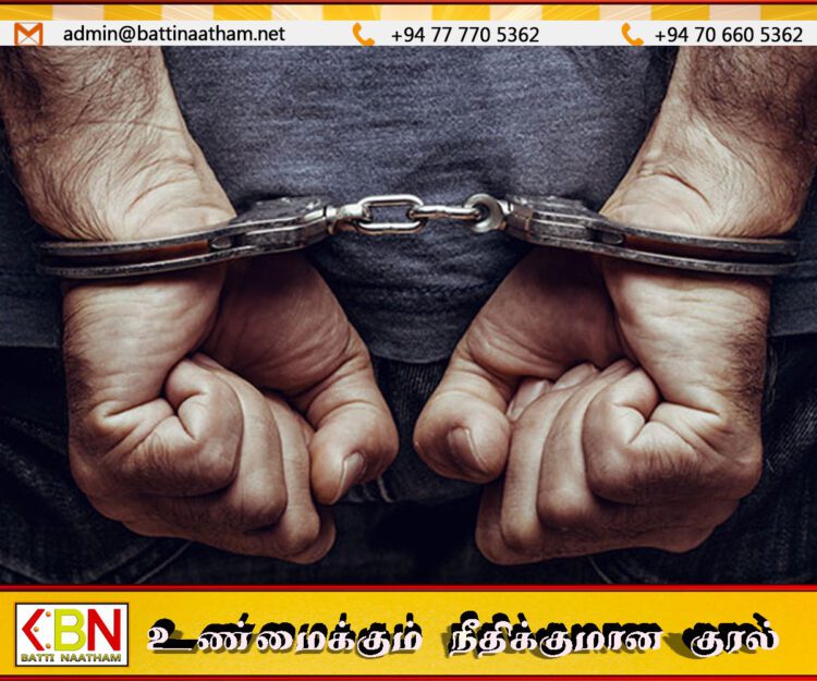 ரிதிமாலியத்த பகுதியில் அனுமதியின்றி புதையல் தோண்டிய 8 பேர் கைது