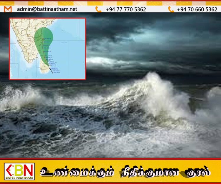டித்வா புயலால் திருகோணமலையில் மொத்தமாக 3844 குடும்பங்கள் பாதிப்பு