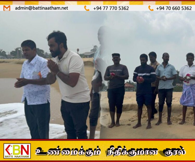 முல்லைத்தீவில் கடலிலே காவியமான மற்றும் கரையோர மாவீரர்களை நினைவு கூர்ந்து அஞ்சலி