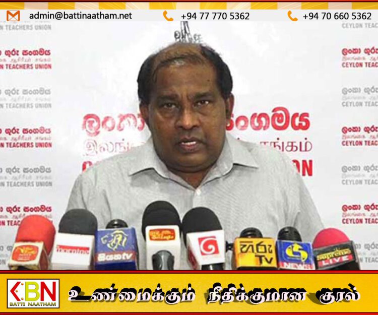 2027 வரை அடிமையாக வாயை மூடி இருக்க நாம் தயாரில்லை; ஆசிரியர் சங்கத்தின் செயலாளர்