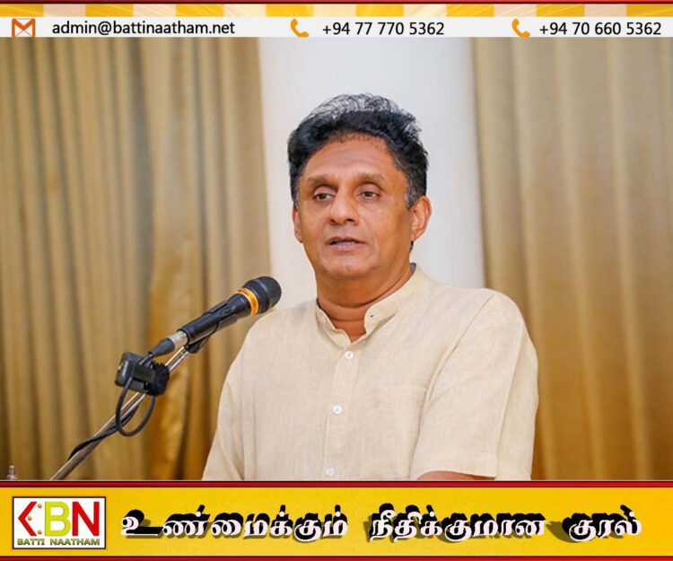 புதிய வாகனங்களுக்கான நிதியை அனர்த்த நிவாரணமாக வழங்குங்கள்; சஜித் அறிவுரை