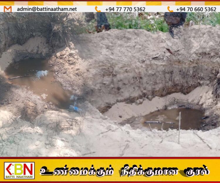 தாழங்குடாவில் சஹ்ரான் குண்டு சோதனை செய்த பகுதிக்கு அருகில் மர்மமான குழி; விசேட அதிரடிப்படையினர் சோதனை