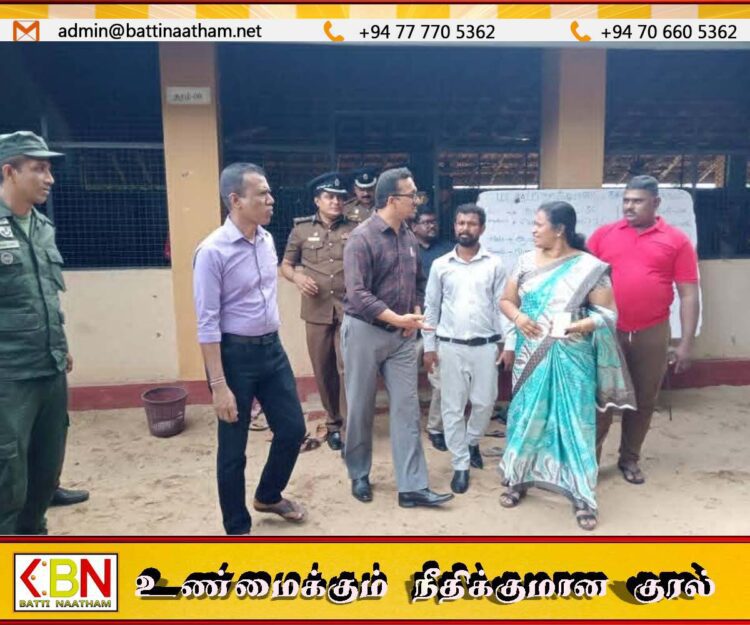 அனர்த்தத்தில் பாதிக்கப்பட்டுள்ள மட்டு மக்களை நேரில் சென்று பார்வையிட்ட சுனில் ஹந்துன் நெத்தி