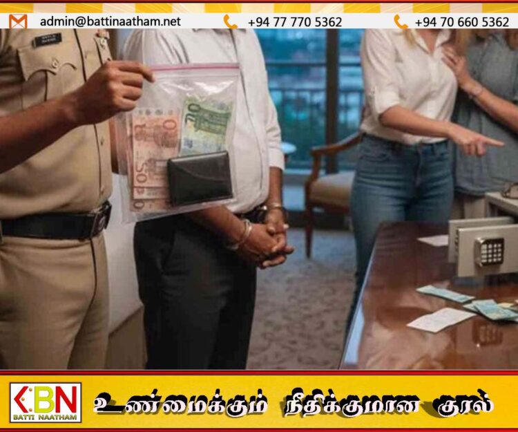 வெளிநாட்டு பெண்ணின் பணப்பையைத் திருடிய நபர் கைது