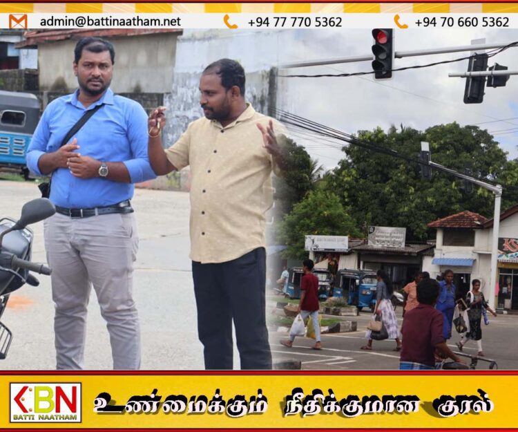 செங்கலடி நகரின் போக்குவரத்து நெரிசலை குறைக்கும் நோக்கிலான ஆரம்ப கட்ட பணிகள் ஆரம்பம்