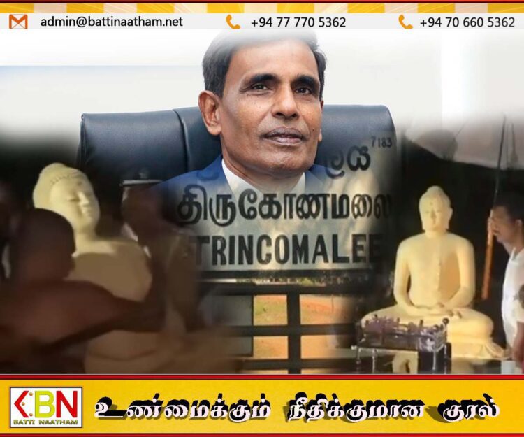 திருகோணமலையில் அதே இடத்தில் புத்தர் சிலை வைக்கப்படும்; ஆனந்த விஜேபால