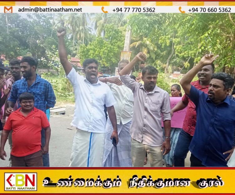 ஏறாவூர் பற்று பிரதேச சபை பிரிவில் யானைகளின் அட்டகாசம்; ஆர்ப்பாட்டம் செய்யும் தவிசாளர்!