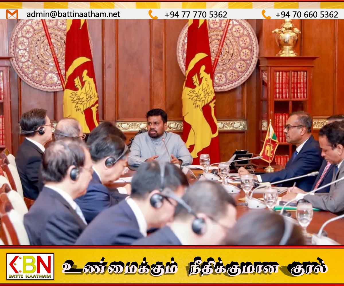 சீன மக்கள் குடியரசின் தேசிய மக்கள் காங்கிரஸ் உப தலைவர் உள்ளிட்ட தூதுக்குழுவினருடனான சந்திப்பு