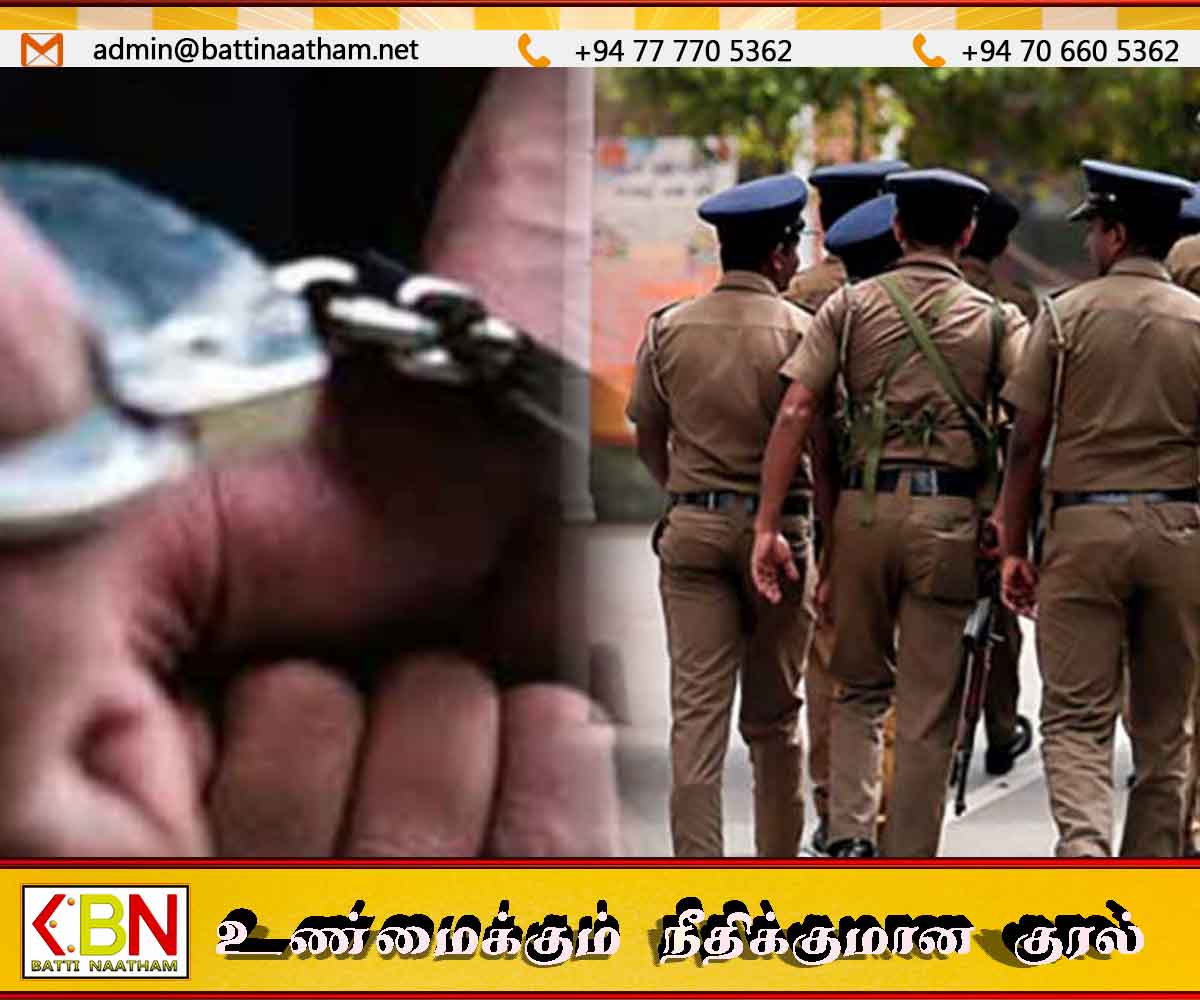 ஏறாவூரில் விடுதியில் தங்கி போதைப்பொருள் வியாபாரத்தில் ஈடுபட்ட இருவர் கைது